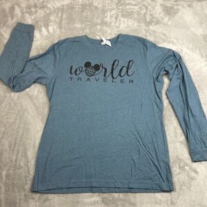 Disney Themed Long Sleeve Tee Shirt Women's Large